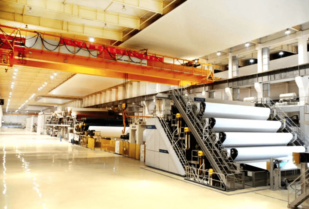 （圖：造紙廠運作現場）