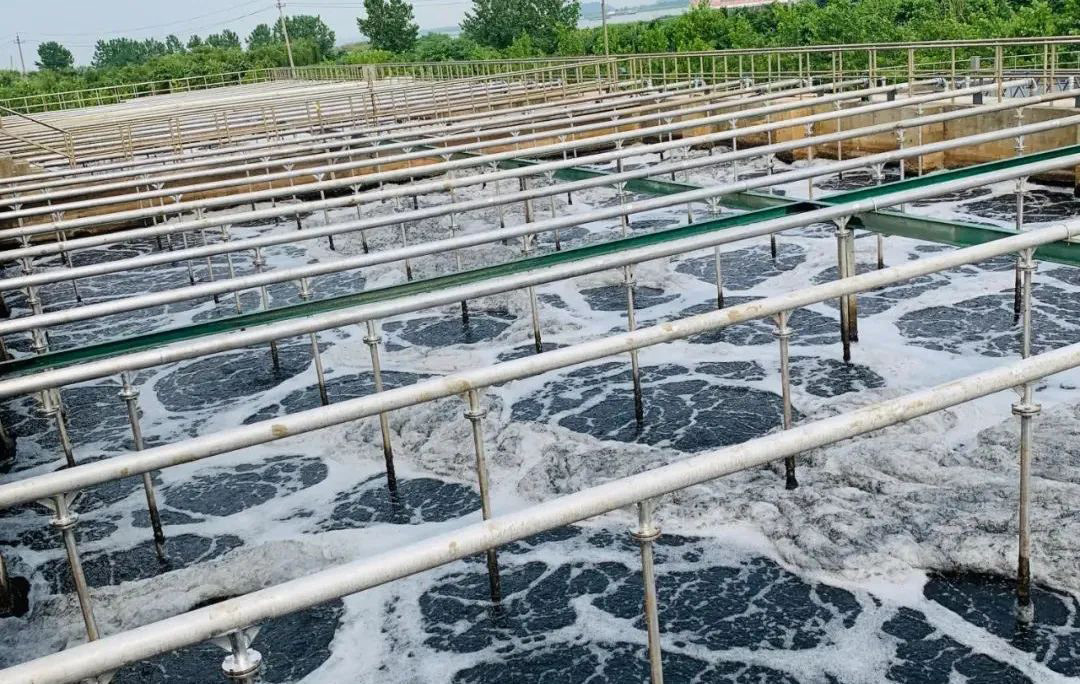 (圖:工業廢水起泡現場)