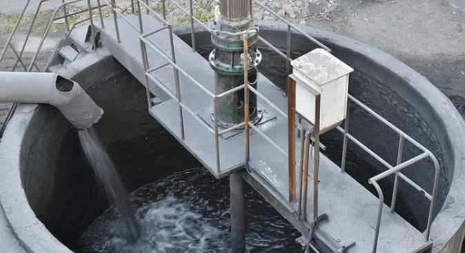 (圖:石膏脫硫塔起泡現場)